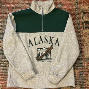 Alaska 3/4 zip sweatshirt